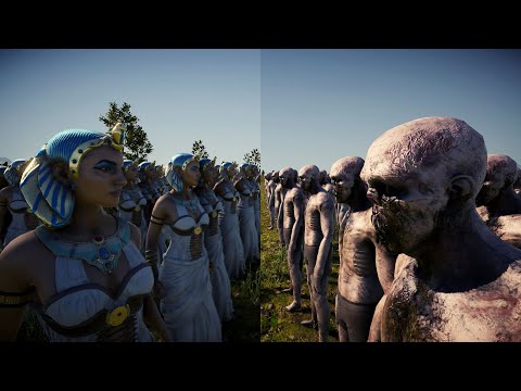 1 000 CLEOPATRA vs 1 MILLION ZOMBIES UEBS 2 Ultimate Epic Battle Simulator 2