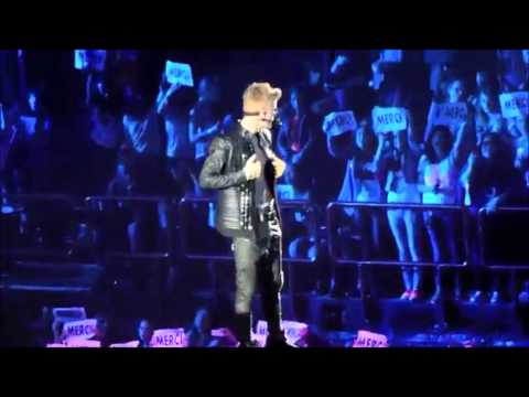 Merci project - Believe Tour Justin Bieber - Paris, France 19th March