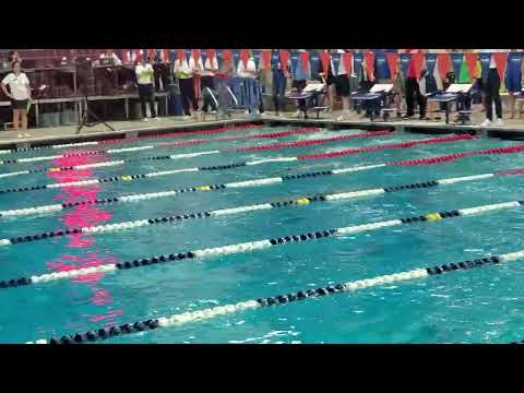 Adriano Arioti of Georgetown Day sets meet record in the 100 fly at 2023 Metros, 47.32