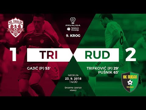 9.krog: Triglav - Rudar 1:2 ; Prva liga Telekom Slovenije 2018/2019