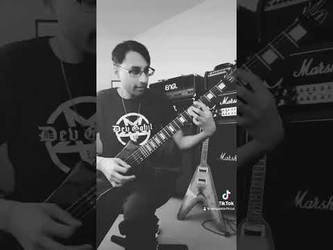 Simple Black Metal Guitar Trick #blackmetal #guitar #riff