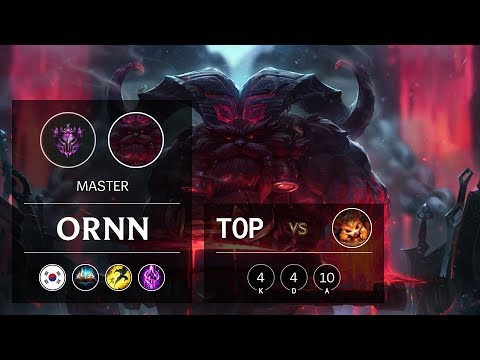 Ornn Top vs Gnar - KR Master Patch 9.16