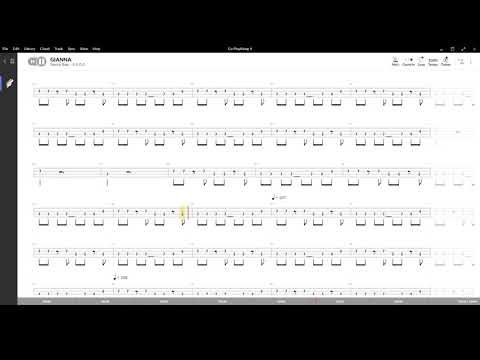 Gianna ( Rino Gaetano ) ,Tablatura e base Senza Basso - Backing bass track - NO BASS