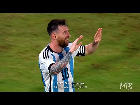 Lionel Messi ● All 102 Goals with Argentina ● With Commentaries