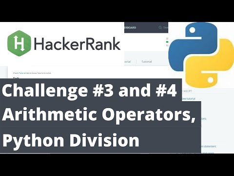 Python Hackerrank Challenge 3 Arithmetic Operators
