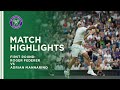 Roger Federer vs Adrian Mannarino | First Round Highlights | Wimbledon 2021