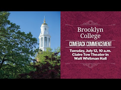 Comeback Commencement - The Classes of 2020 and 2021  | July 12, 2022