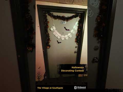 The Village at Southgate Door Decorating Halloween Contest 2025