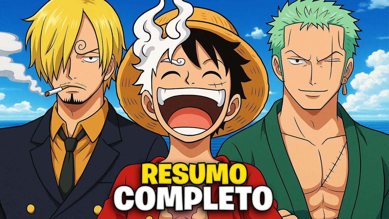 RESUMO DE ONE PIECE (ATUALIZAÇÃO) EM LINHA TEMPORAL - CRONOLIGA DE 5000 ANOS