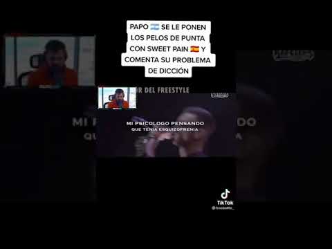 Papo reacciona a rima de sweet pain