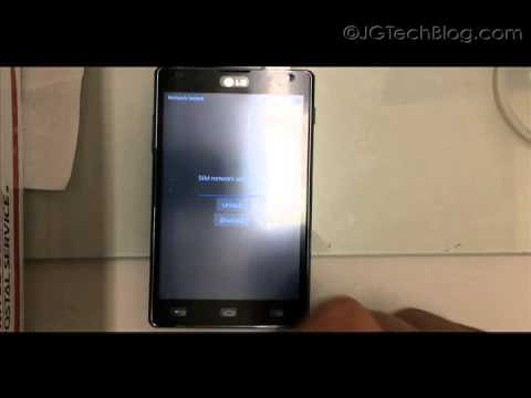 How to unlock a LG phone