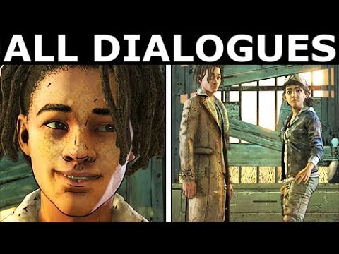 Louis Visits Clementine In The Dorm Room - All Dialogues - The Walking Dead Final Season 4 Ep. 3