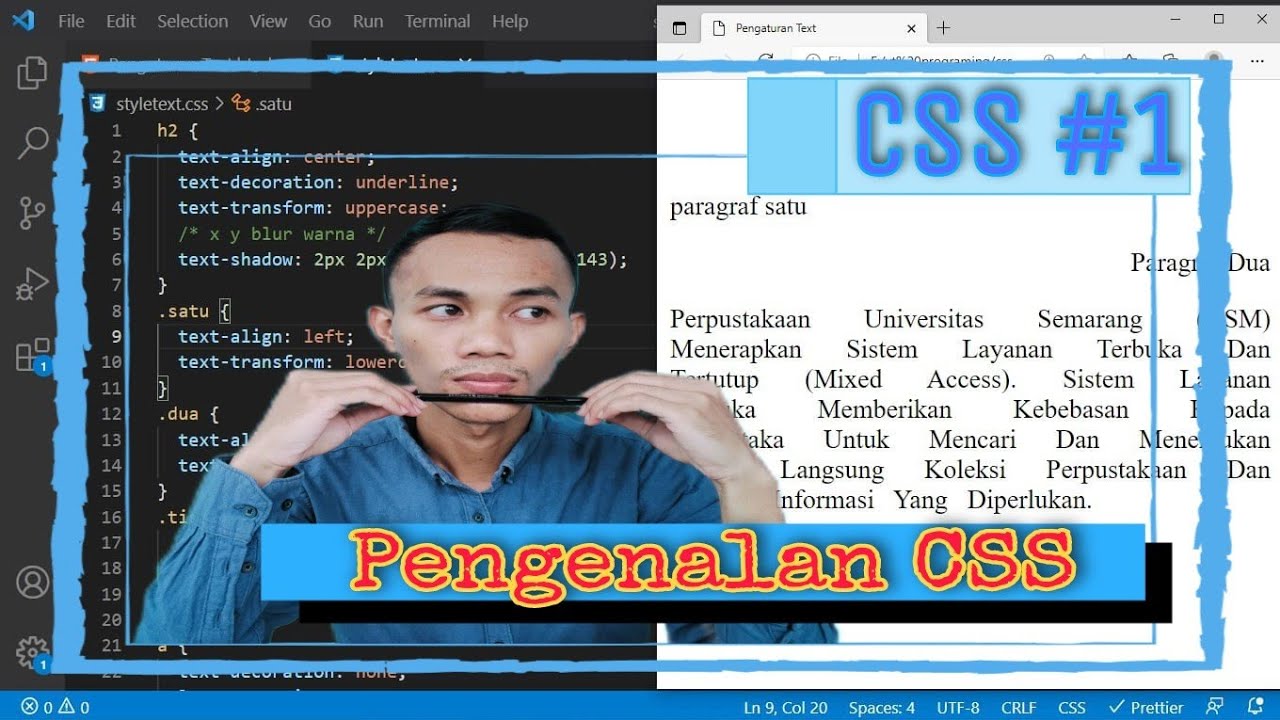 CSS Dasar #1 : Pengenalan CSS | Belajar CSS Dasar