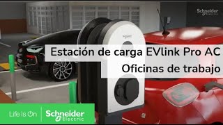 Schneider Estaciones de carga EVlink™ Pro AC para oficinas de trabajo anuncio