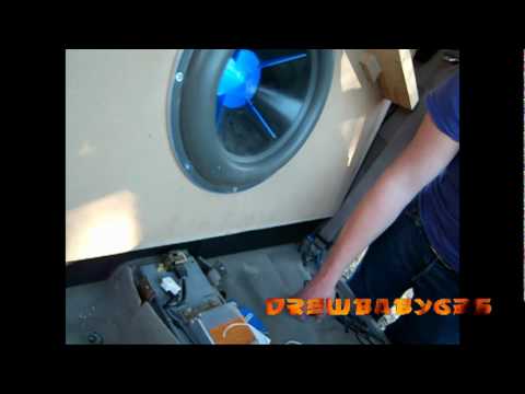 Power Acoustik MOFO 15 and BAMF 4000 Watt Amp With Kinetik Battery