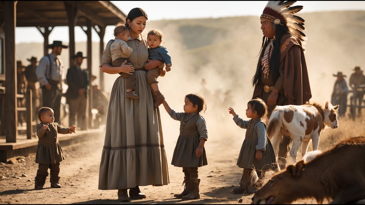 Mail-Order Bride With Quadruplets Rejected at Station—Until a Cherokee Chief Sees Her Healing Touch