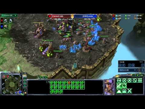 TvZ - [Censor]Jeb vs [C0H]Yoda - Starcraft 2 Heart of the Swarm