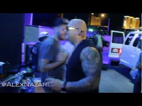 Travis Porter and Mike Posner On the Set of "That Feeling" Music Video Shoot in Las Vegas