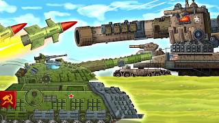 Download lagu SOVIET RATTE VS AMERICAN DORA. MONSTER FIGHT: The strongest will remain - Cartoons about tanks mp3