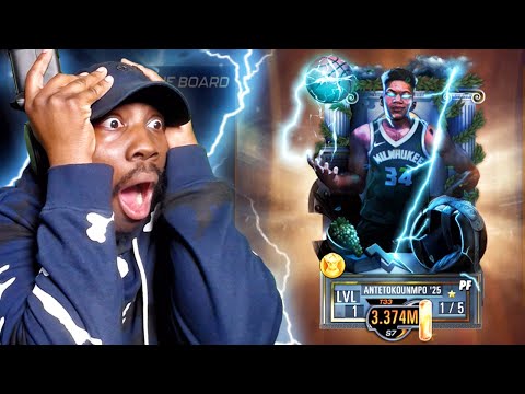 Pulling the BEST Card in NBA 2K Mobile History! (Greek Freak Gameplay)