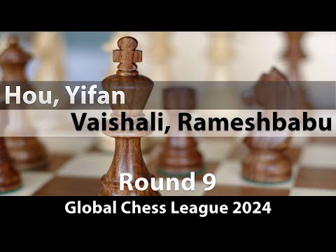 Hou, Yifan -- Vaishali, Rameshbabu, Global Chess League 2024, Round 9, 1-0