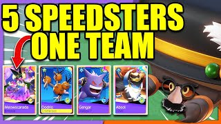 5 SPEEDSTERS in the SAME TEAM but one is not like the others | Pokemon Unite