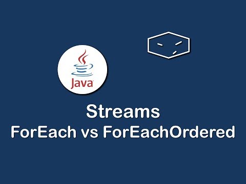 streams foreach vs foreachordered in java