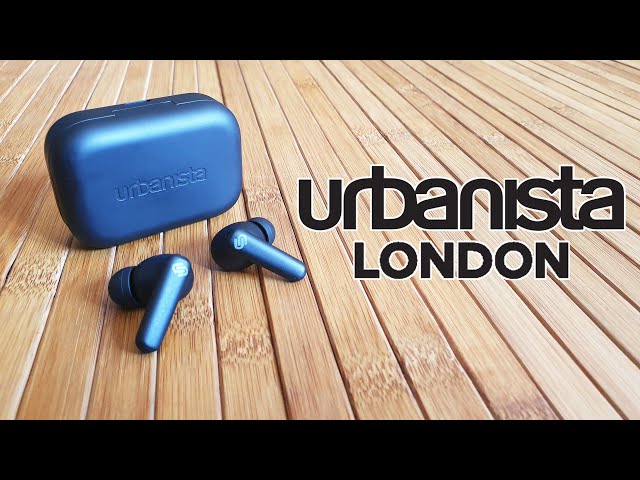 Vídeo relacionado con Auriculares inalámbricos intraurales Urbanista London con cancelación activa de ruido, 25 horas de reproducción, estuche de carga inalámbrica, Bluetooth 5.0, compatible para Android e iOS - Negro