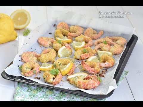 Gamberi gratinati al forno - Ricette che Passione