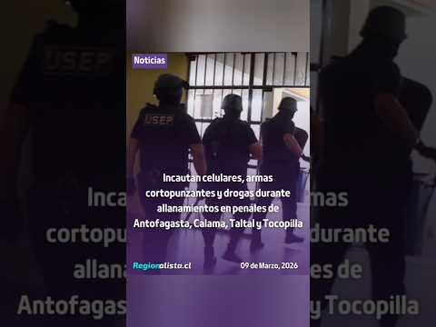 Incautan celulares, armas cortopunzantes y drogas durante allanamientos en penales de la región
