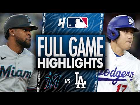 LA다저스 VS 마이애미 1:2 MLB 스포츠하이라이트