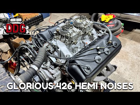 IT'S ALIVE! Rebuilt 426 Hemi Pushrod Fix, Intake Sealing Tech, Engine Break-In, And Much More