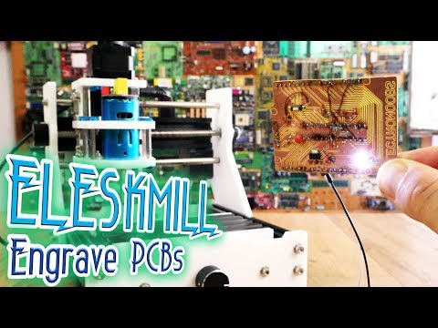 ELEKSMILL CNC mill - PCB engrave
