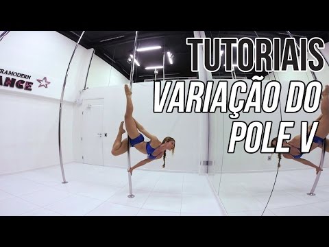 Tutorial de Variação do Pole V por Vanessa Costa