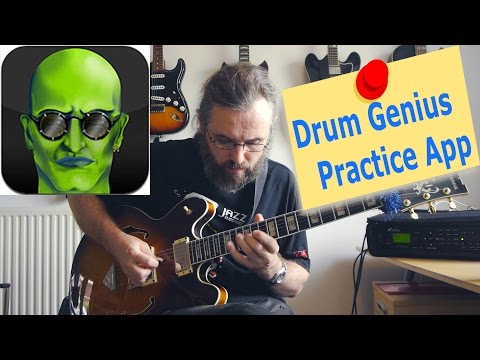 Drumgenius - A great Practice App for Jazz guitarists!!