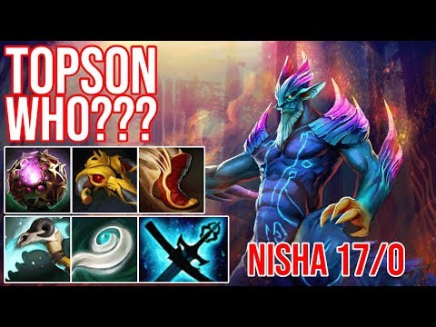 Nisha Leshrac Owning Topson Signature Hero Ember Spirit.