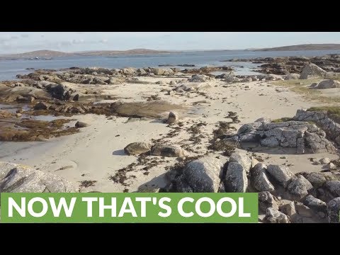 Drone captures ancient majestic lands of Lettermullan, Ireland