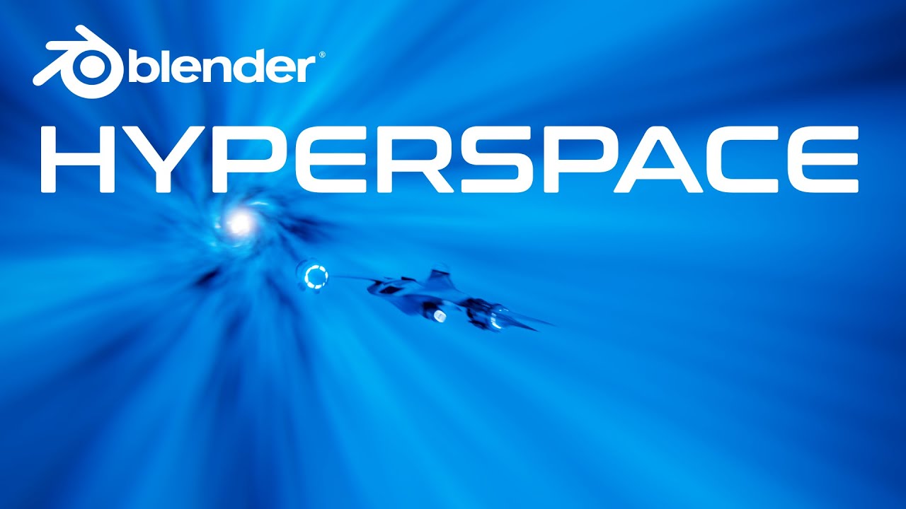 How to Create a Hyperspace Effect in Blender! (Easy & Cinematic)