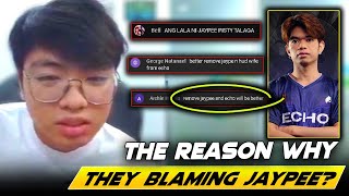 H2WO THINKS THE REASON WHY THEY'RE BLAMING JAYPEE ON ECHO'S LOSS