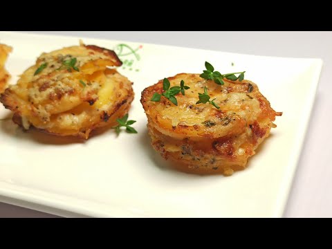 Mini Potatoes Dauphinoise (Potato Gratin Stacks Recipe)