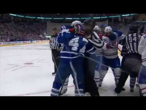 Leo Komarov Late Hit on PK Subban (10/7/15)