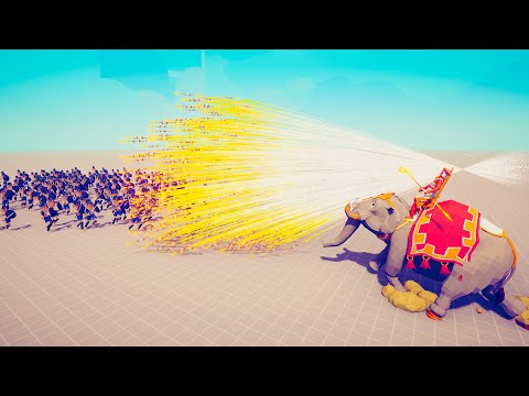GOD SACRED ELEPHANT vs 100x UNITS 🔥 TABS - Totally Accurate Battle Simulator