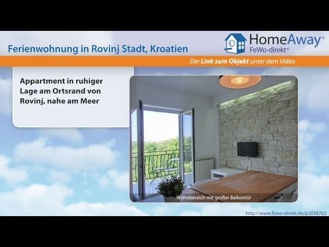 Istrien: Appartment in ruhiger Lage am Ortsrand von Rovinj, nahe am Meer - FeWo-direkt.de Video