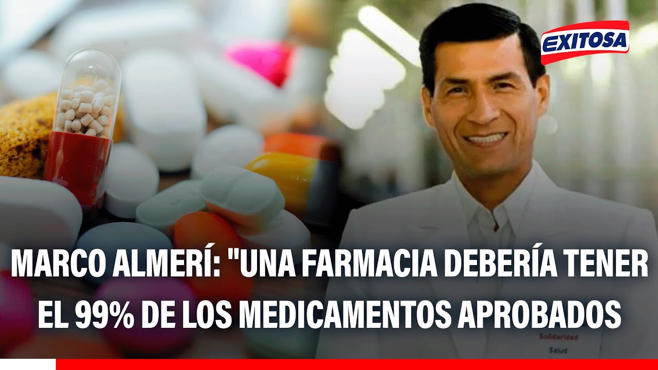 🔴🔵 Marco Almerí: "Una farmacia debería tener el 99% de los medicamentos aprobados en su lista anual"