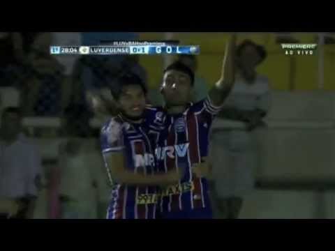 Gol de Kieza, Luverdense 2 x 2 Bahia 26/09/2015, Brasileiro Série B 2015
