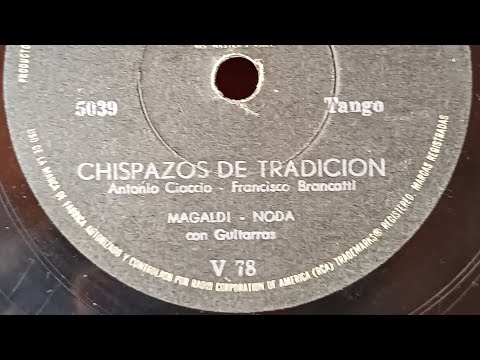 Chispazos de tradición    Magaldi  -  Noda     Tango.