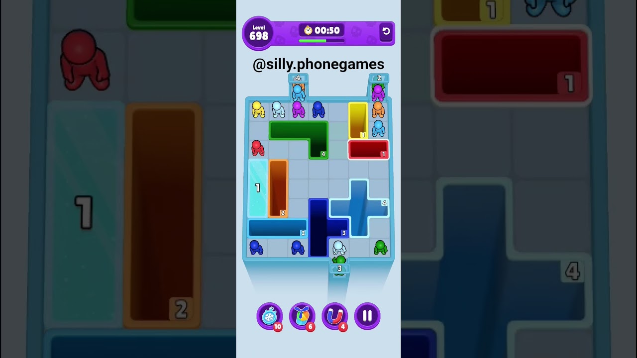 Drop Away Level 698 Walkthrough Solution