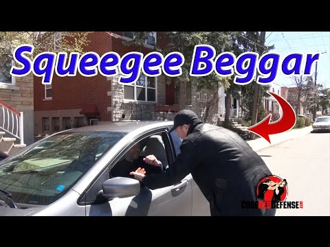 Squeegee Beggar Self-Defense