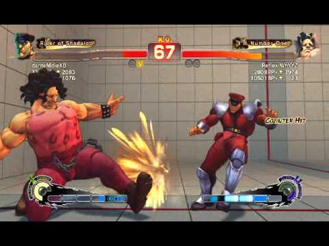 Usf4: YOU... SHALL... NOT... PASS! M.Bison(me) vs Hugo