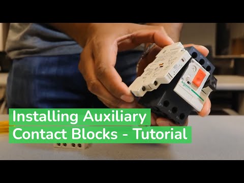 Video thumbnail of Bloco Auxiliar Lateral 1NA+1NF LAD8N11 - Schneider Electric